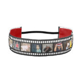 フィルムストリパーソナライズされたップDIY 10画像 アスレチックヘッドバンド (正面)