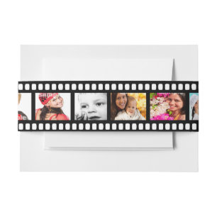 フィルムストリパーソナライズされたップDIY 9画像 招待状ベリーバンド