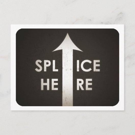 フィルムスプライスはこちらポストカード ポストカード (正面)