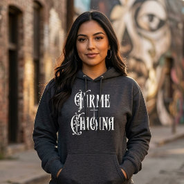 フィルムチカナフード付きスウェットシャツ パーカ