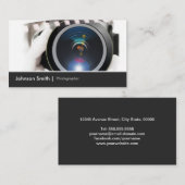 フィルムテレビフォトグラファー撮影カメラレンズ 名刺 (正面/裏面)