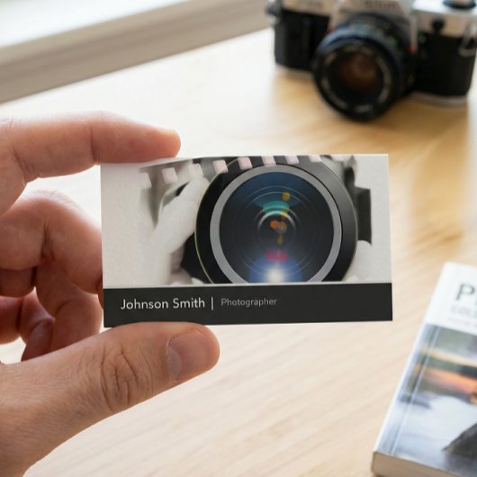 フィルムテレビフォトグラファー撮影カメラレンズ 名刺