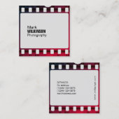 フィルムテープネガフレーム スクエア名刺 (正面/裏面)