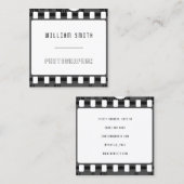 フィルムテープピースの正方形の名刺 スクエア名刺 (正面/裏面)