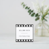 フィルムテープピースの正方形の名刺 スクエア名刺 (スタンド正面)