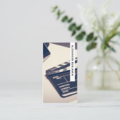 フィルムディレクター写真QRコード名刺 名刺 (スタンド正面)