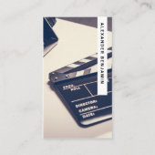 フィルムディレクター写真QRコード名刺 名刺 (正面)