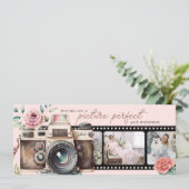 フィルムネガ誕生日フォトカード (スタンド正面)