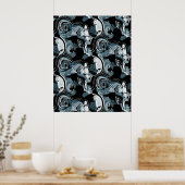 フィルムノアフェムファタレスと喫煙ガンクラシックズM ポスター (キッチン)