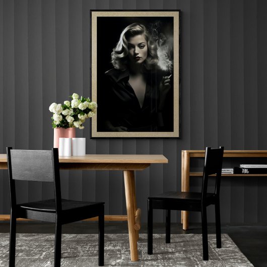 フィルムノワールスタイルポスター ポスター