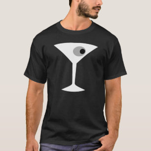 フィルムノワールマティーニガラスTシャツ Tシャツ