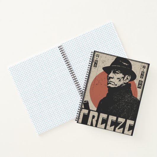 フィルムノワール探偵ミステリーヴィンテージデザイン ノートブック (内部)