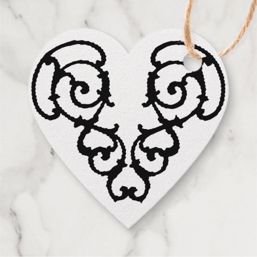 フィルムハートフォイルメッセージカード フェイバータグ (裏面)