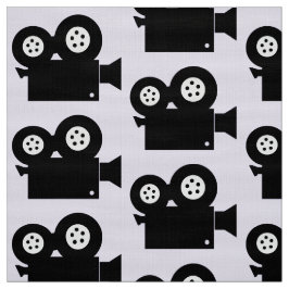フィルムバフ用ムービーカメラパターンデザイン ファブリック