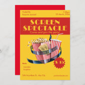 フィルムフェスタ：シネマティックな至福に飛び込む 招待状 (正面/裏面)