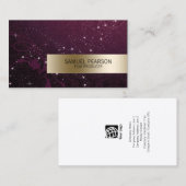 フィルムプロデューサーエンターテイメントスキルズ金ゴールドスター 名刺 (正面/裏面)