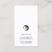 フィルムプロデューサーフェイクダブルシルバーストライプ 名刺 (裏面)