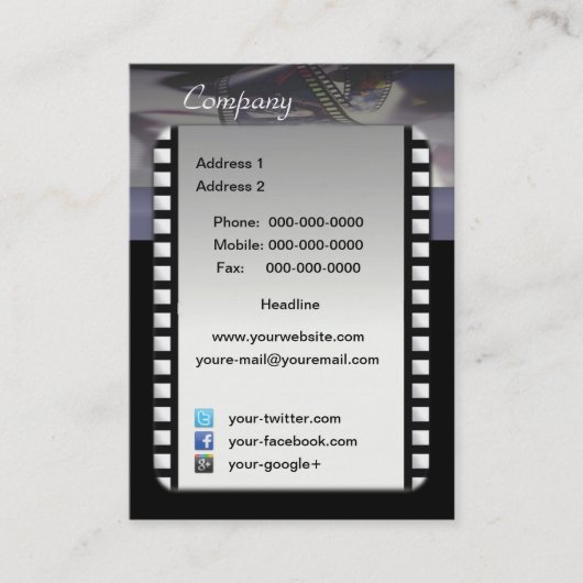 フィルムメーカー名刺 名刺 (正面)