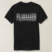フィルムメーカー映画クリエイティブ監督プレミニマルー Tシャツ (デザイン正面)