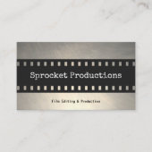 フィルムメーカー、フィルムプロデューサー、フィルムストリップスリラー 名刺 (正面)