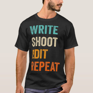 フィルムメ書ーカーCameramanの編集リピートを撮影 Tシャツ