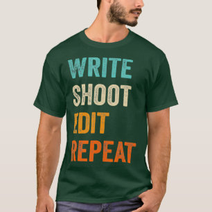 フィルムメ書ーカーCameramanの編集リピートを撮影 Tシャツ