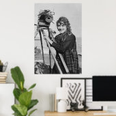 フィルムモーション写真スターメアリーピックフォードヴィンテージ ポスター (ホームオフィス)