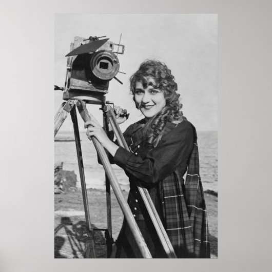 フィルムモーション写真スターメアリーピックフォードヴィンテージ ポスター (正面)