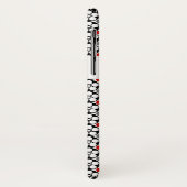 フィルムリールグラフィックムービーパターン黒/赤/グレー Case-Mate iPhoneケース (裏面/左)