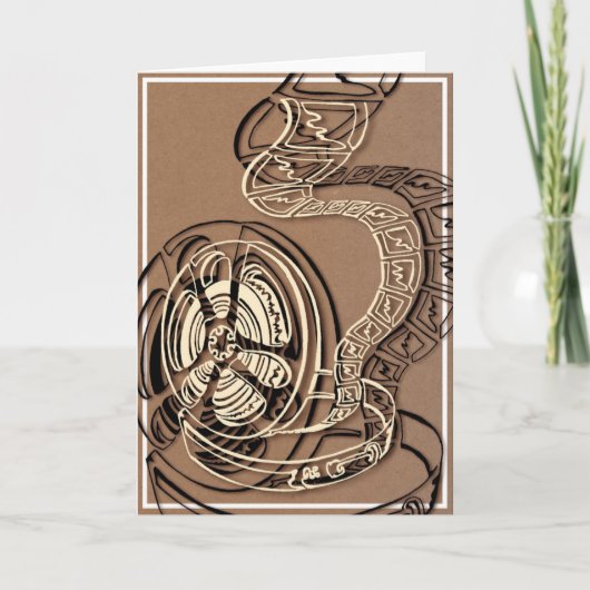 フィルムリールグリーティングカー空白のド（内部） カード (正面)