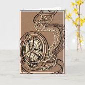 フィルムリールグリーティングカー空白のド（内部） カード (黄色い花)