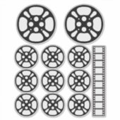 フィルムリール一時的なタトゥー シール (正面)