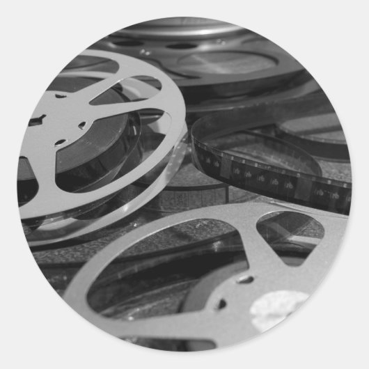 フィルムリール/映画リールシール ラウンドシール (正面)