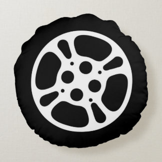 フィルムリール/映画リール円枕 ラウンドクッション