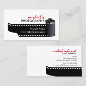 フィルムロール写真撮影 名刺 (正面/裏面)