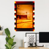 フィルム上の放棄された西キャビン ポスター (ホームオフィス)