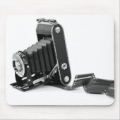 フィルム付き古いカメラ マウスパッド (正面)