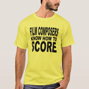 フィルム作曲家は記録する方法を知っています Tシャツ