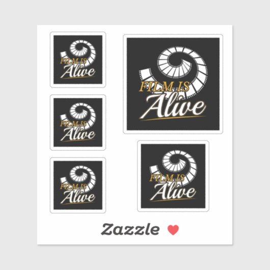 フィルム写真 – フィルムは生きている写真家 シール (シート)