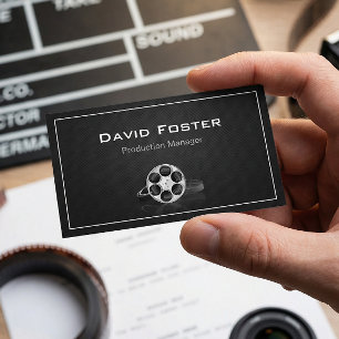 フィルム制作マネージャのプロデューサー・カッター 名刺