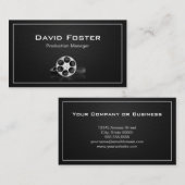 フィルム制作マネージャのプロデューサー・カッター 名刺 (正面/裏面)