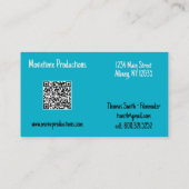 フィルム制作レトロ名刺 名刺 (裏面)