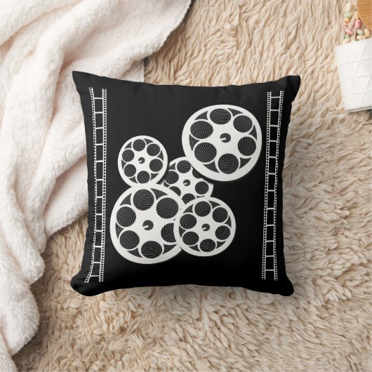 フィルム巻き枠が付いているホームムービーの劇場の装飾用クッション クッション (ブランケット)