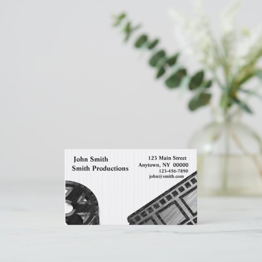 フィルム巻き枠の名刺 名刺 (スタンド正面)