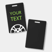 フィルム巻き枠 バッジ (Front & Back)