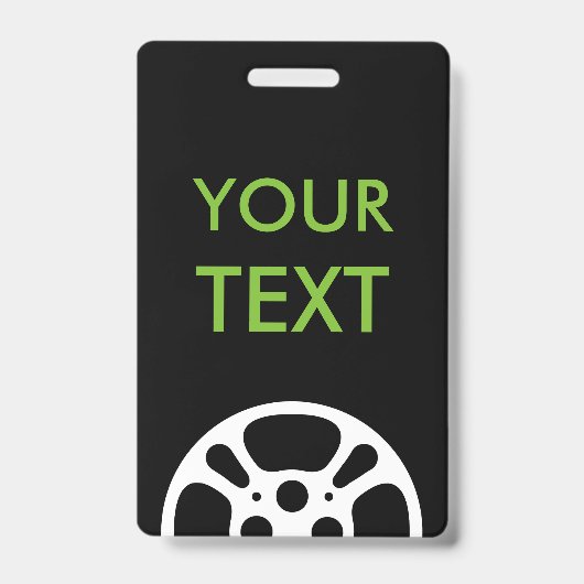 フィルム巻き枠 バッジ (Front)