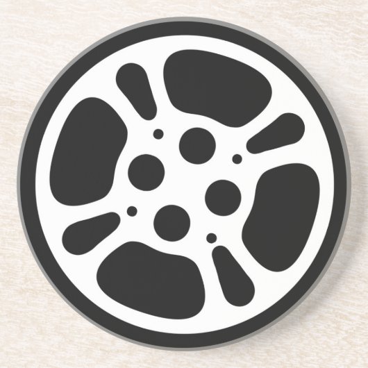 フィルム巻き枠/映画巻き枠のコースター コースター (正面)