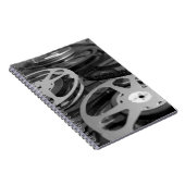 フィルム巻き枠/映画巻き枠のノート ノートブック (右側)