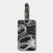 フィルム巻き枠/映画巻き枠の荷物のラベル ラゲッジタグ (裏面縦)