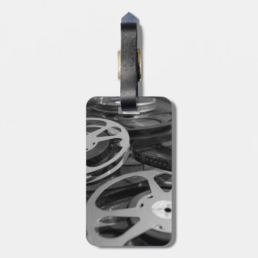 フィルム巻き枠/映画巻き枠の荷物のラベル ラゲッジタグ (裏面縦)